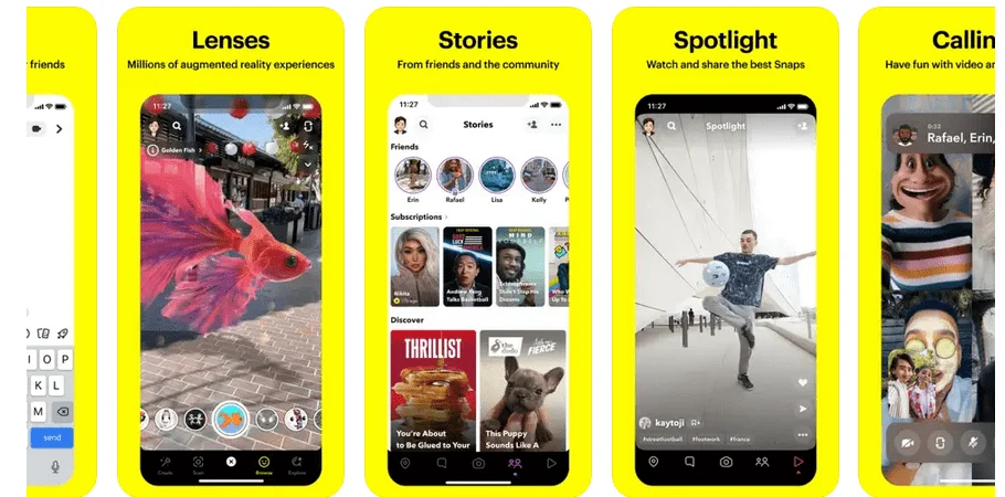 دانلود اسنپ چت با لینک مستقیم Snapchat 13.67.0.43 + مود شده پرو 3 تصاویری از محیط اسنپ چت